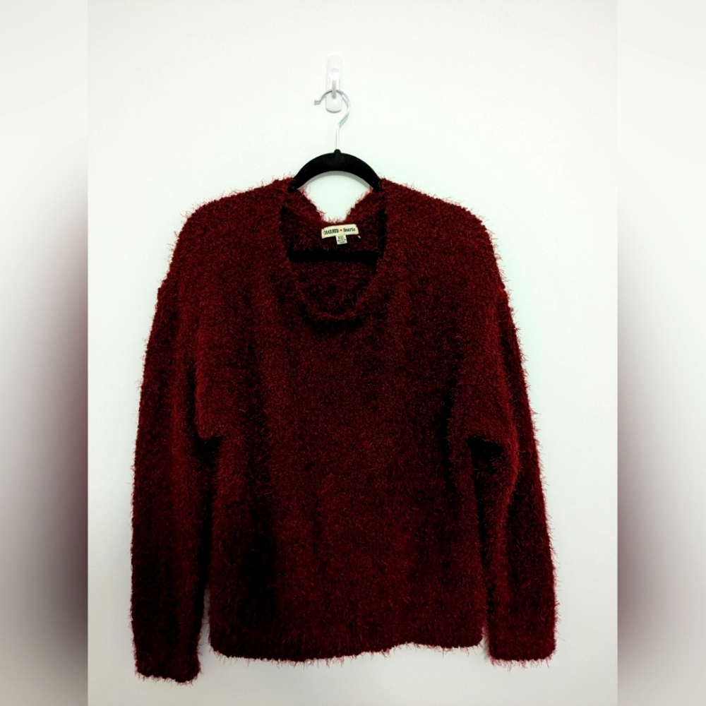 Woman's XXL Fluffy Sweater